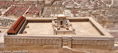 Second Temple model at the Israel Museum. Photo by Ferrell Jenkins.