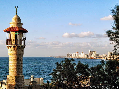 View of modern Tel Aviv from Joppa. Photg by Ferrell Jenkins.