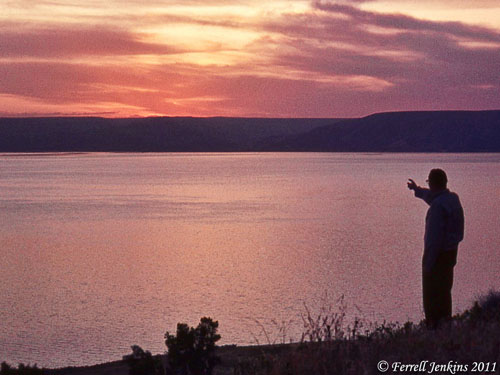 Sunrise at the Sea of Galilee. May 4, 1968.