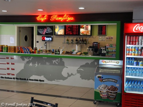 Cafe Pamfilya in the Antalya International Airport. Photo by Ferrell Jenkins.