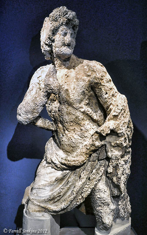 Possibly Achilles. The Antikythera Shipwreck. Athens National Museum. Photo by Ferrell Jenkins.