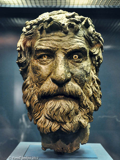 The Antikythera Philosopher. Athens National Museum. Photo by Ferrell Jenkins.