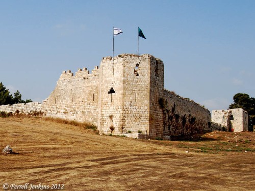 Turkish fort at Aphek-Antipatris. Photo by Ferrell Jenkins.