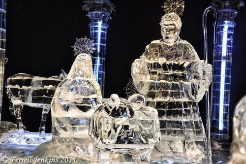 Portion of the Nativity Scene at ICE, Gaylord Palms. Photo by Ferrell Jenkins.