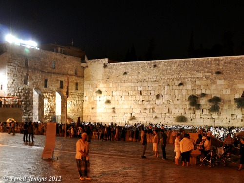 The Western Wall at the beginning of Rosh HaShanna. Photo by Ferrell Jenkins.