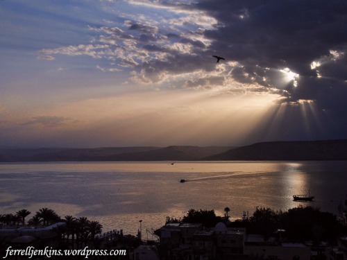 Sunrise on the Sea of Galilee in 2011. Photo by Ferrell Jenkins.