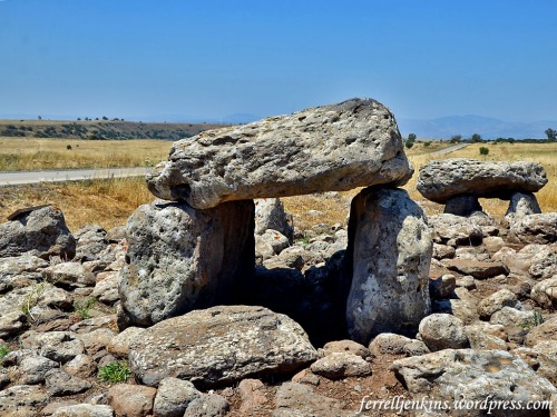 Dolmen at Gamla in the Golan Heights. Photo by Ferrell Jenkins.