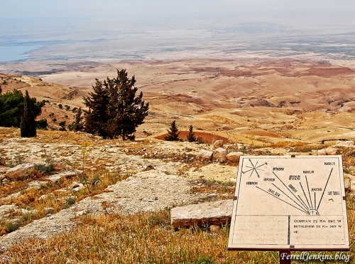 Typical view from Mount Nebo to the West.